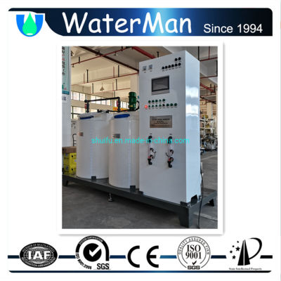 Generador de dióxido de cloro 200g/H Control PLC para planta de agua