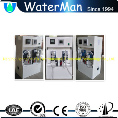 Tanque químico Tipo Clo2 Generador para tratamiento de agua 100g/H Control de flujo