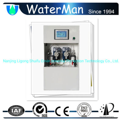Control residual Clo2 100g/H del generador químico del dióxido de cloro del tratamiento de aguas