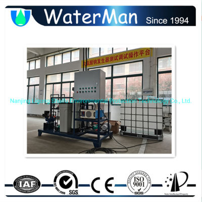 Generador de hipoclorito de sodio de agua de mar de dilución electrolítica 5L/H Naclo
