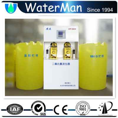 Microgenerador de dióxido de cloro para agua filtrada 5g/H