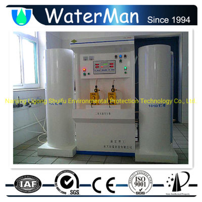 Tanque químico Tipo Clo2 Generador para tratamiento de agua 200g/H Control de flujo